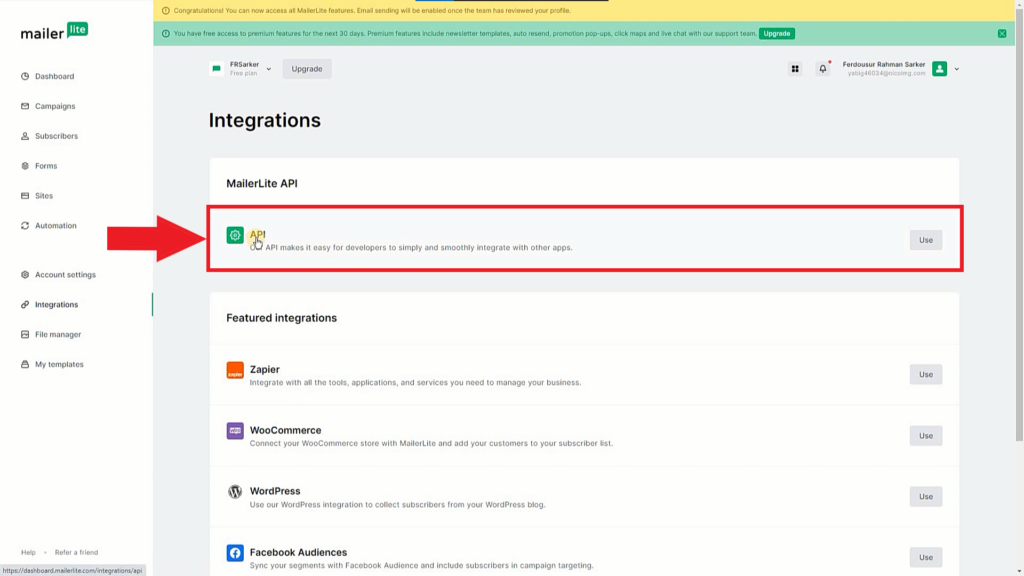 How to Connect MailerLite with WordPress Form Forminix